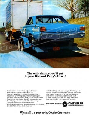 66 Belvedere Plymouth Petty Racing advert. #2.jpg