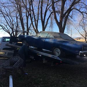 Mark And Talia's 1969 Road Runner grocery getter project.