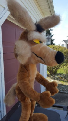 FOR SALE - Wile E. Coyote toy stuffed doll | For B Bodies Only Classic  Mopar Forum