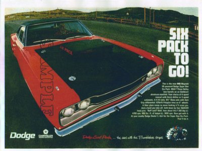 69.5 Super Bee A12 440 Six Pack advert. #1.jpg