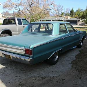 67 Belvedere ll project car with my son