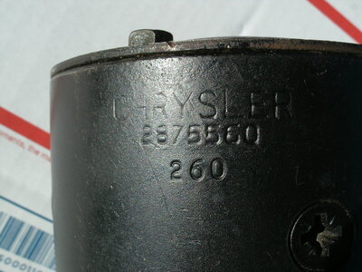 1971 Hemi starter NOS 011.JPG