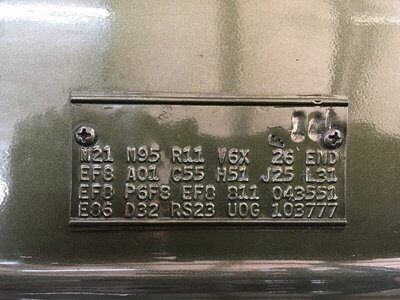 Front Fender Tag.JPG Front Fender Tag.JPG