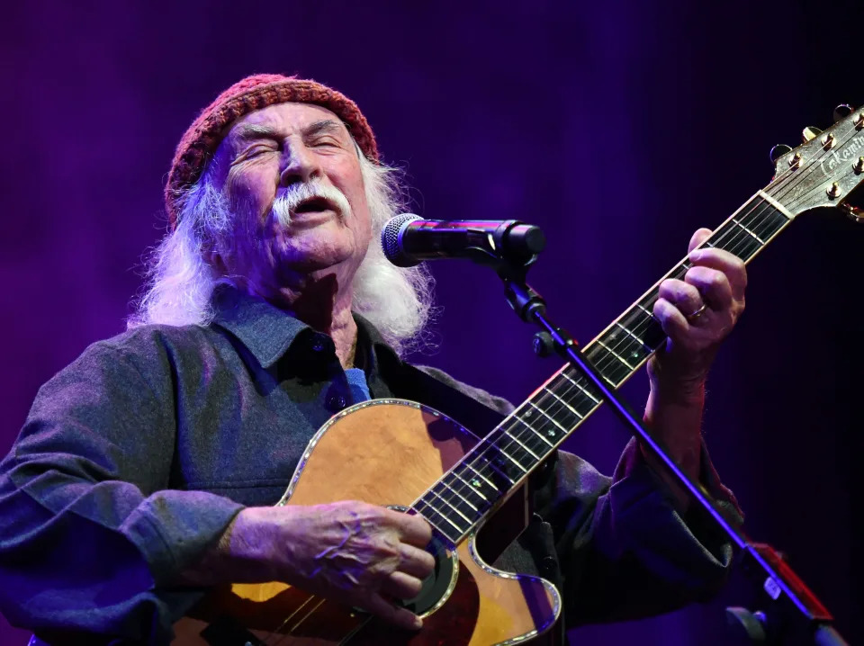 David Crosby in LA in July 2019.